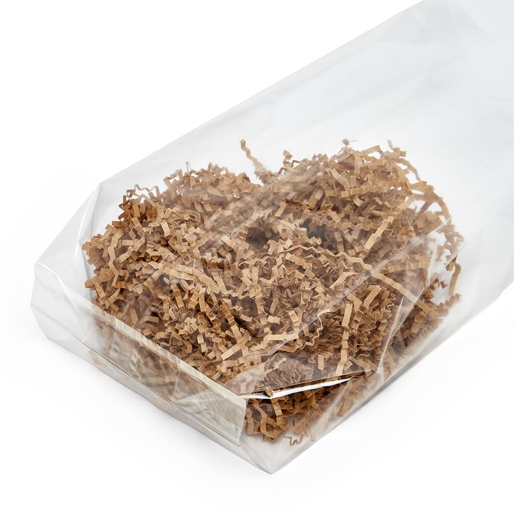 Paper Mart Large Cello Bags, 7 x 4 x 18 Inches, Super Clear Cellophane Gift Bags with 4 Inch Side Gusset, Pack of 100 Treat Bags - Image 3